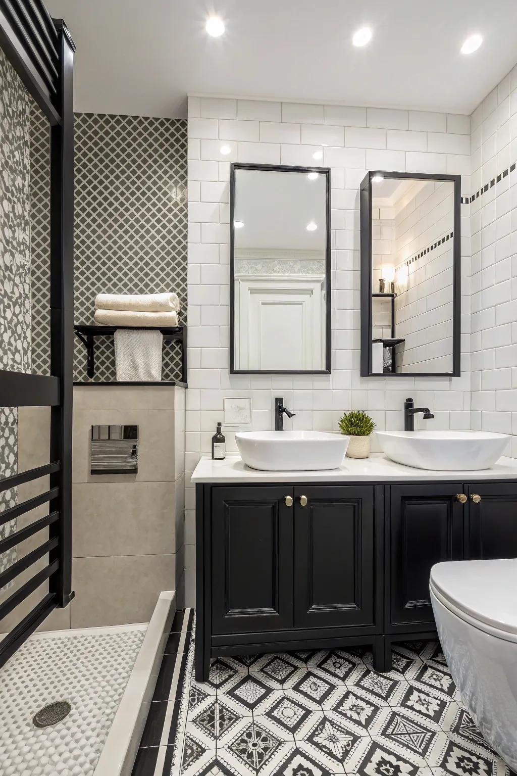 A monochrome range provides a stunning yet well-matched beauty.