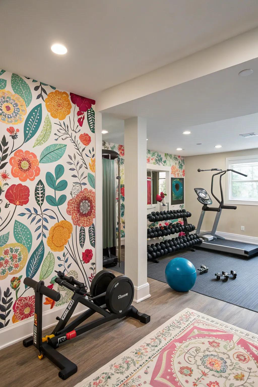 Infuse personality through an accent wall.