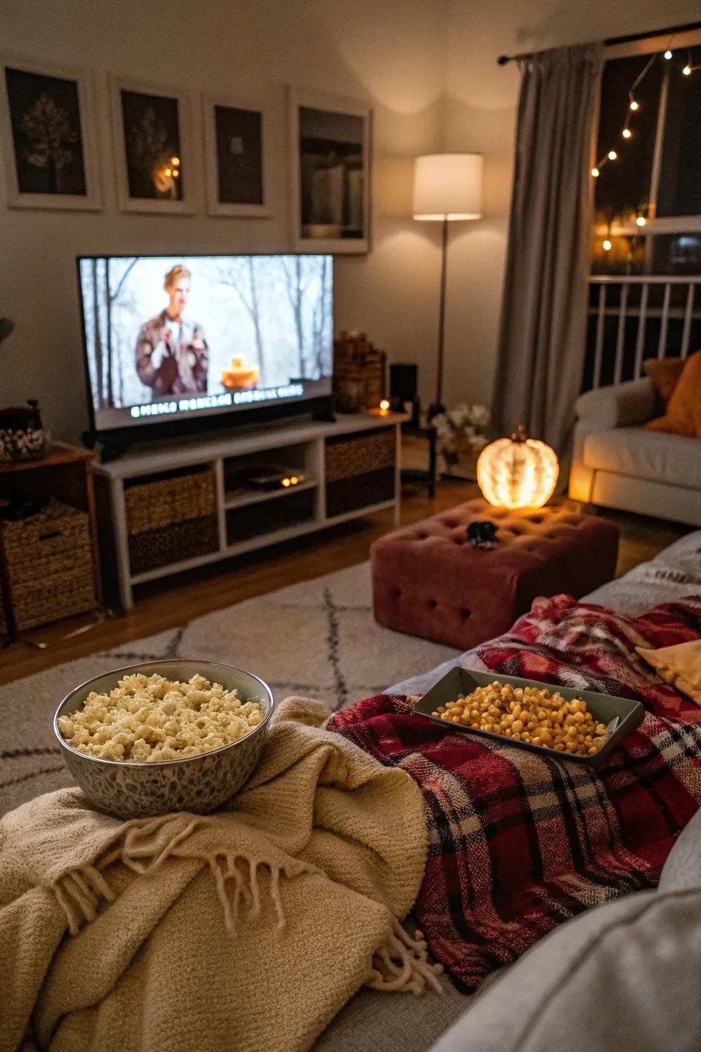 Have a Halloween cinema extravaganza with friends and family.