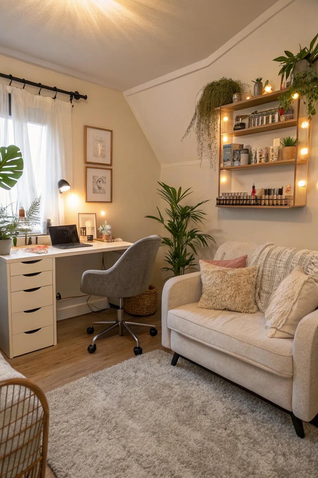 Leverage every inch of your area with multi-use design.