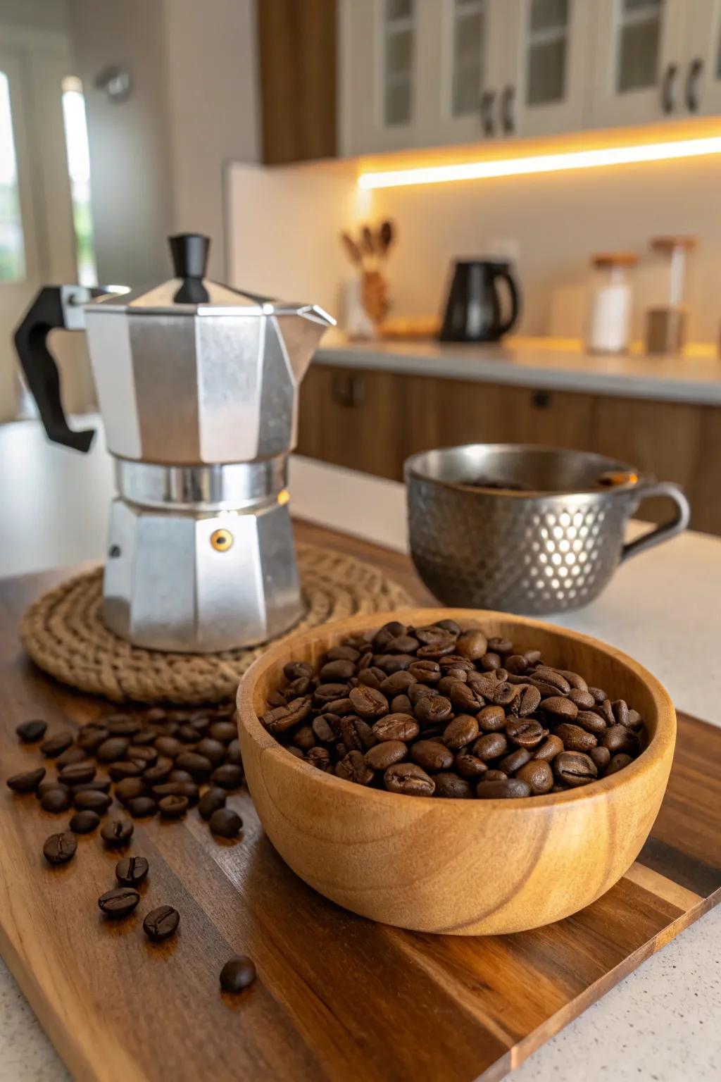 A coffee set for good mornings.