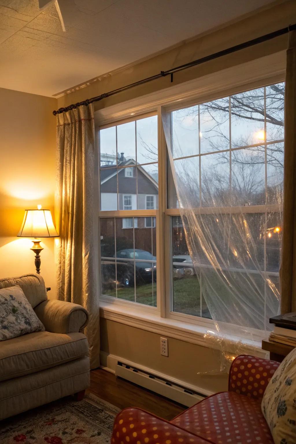 Polymer insulation offers a quick, temporary fix.