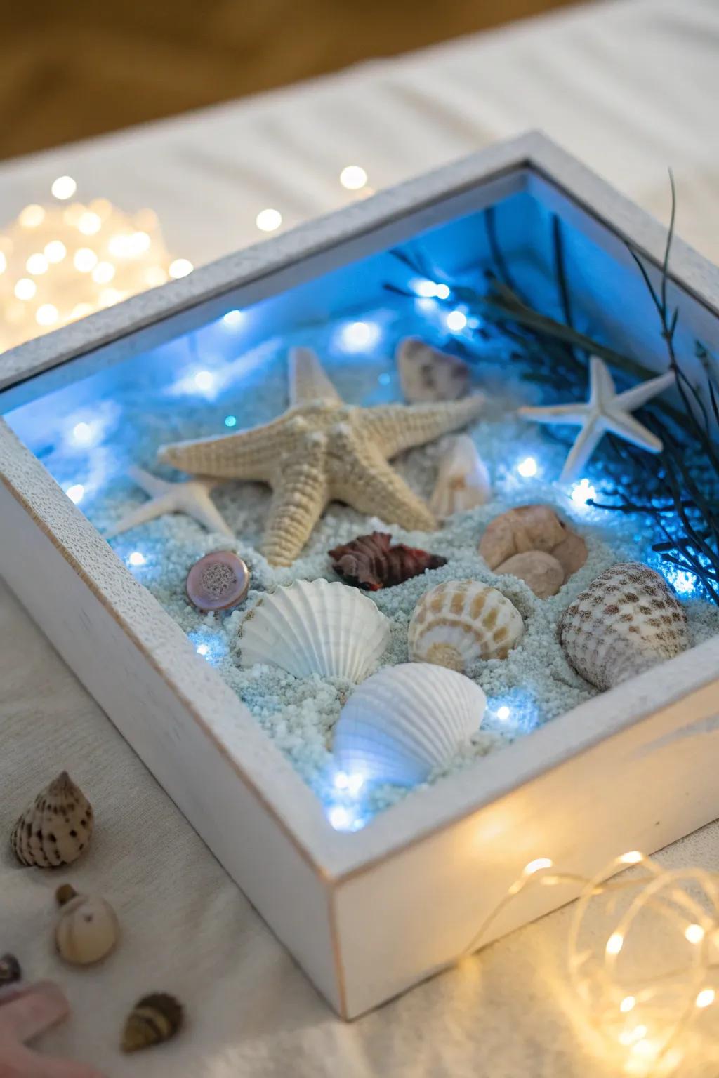 A rejuvenating littoral Christmas display receptacle