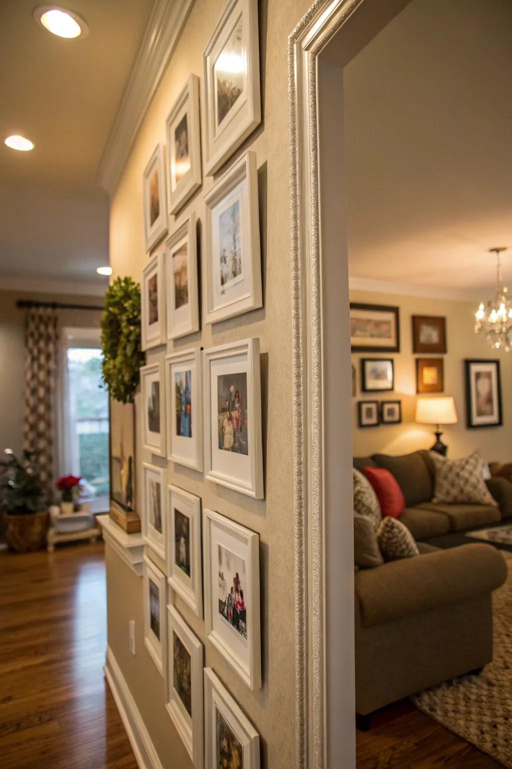 Create an imitation of increased altitude through longitudinal planes that affect your mural exhibit.