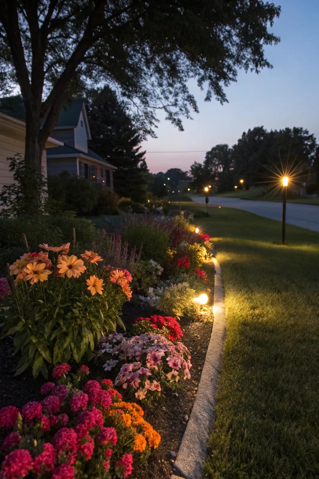 Sun lights easily boost night time appeal.
