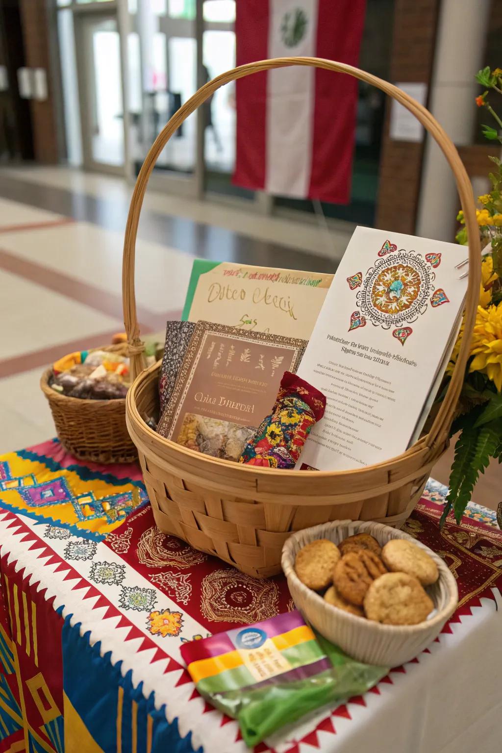 A cultural festivity in a considerate May basket.