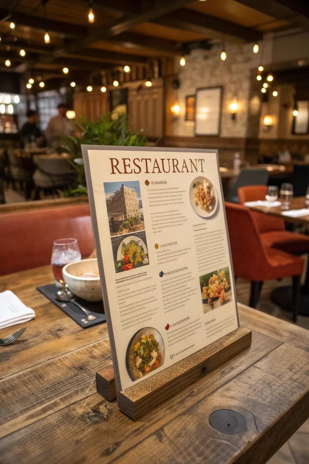 A well-crafted tale adds depth to the dining journey.