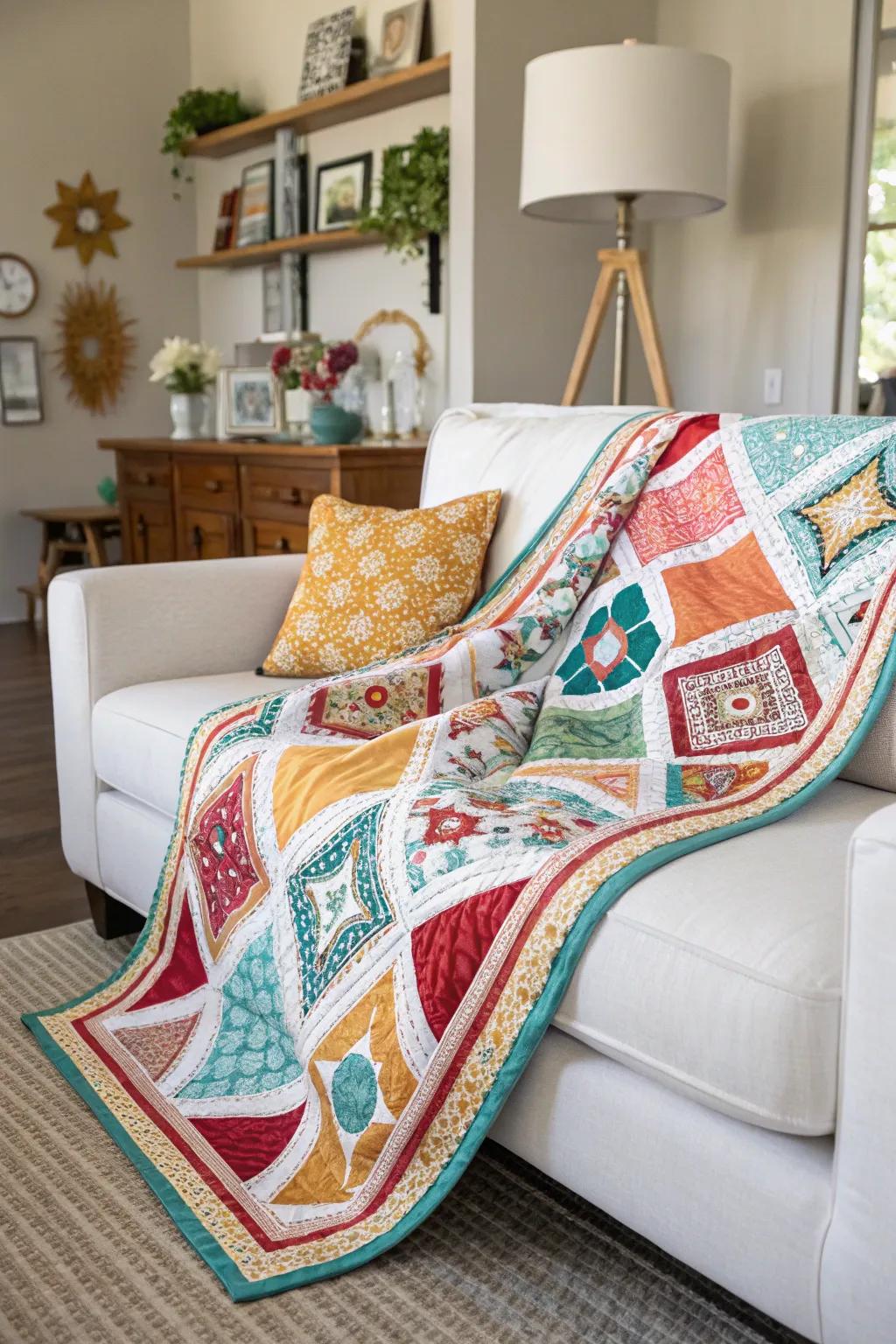 Retro-inspired coverlets blend nostalgia with modern style.