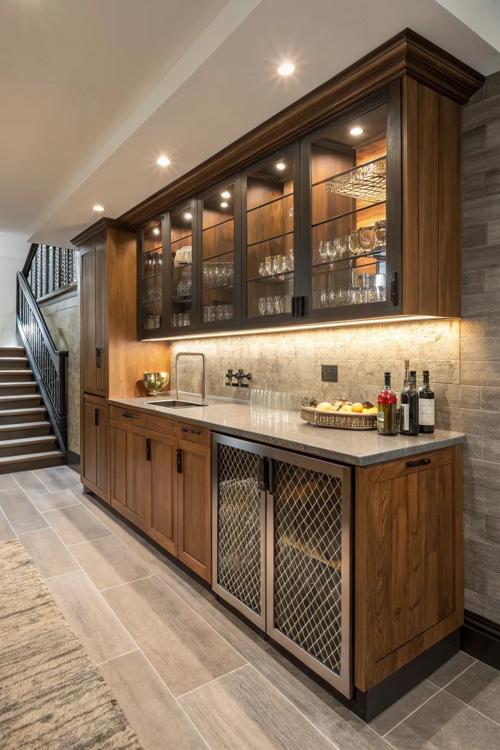 Mixing substances appends texture and intrigue to your home bar.
