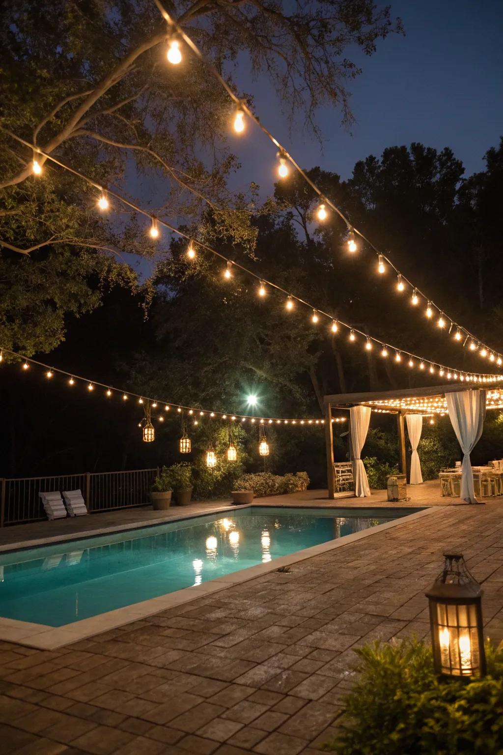 Set the atmosphere using gorgeous lighting.