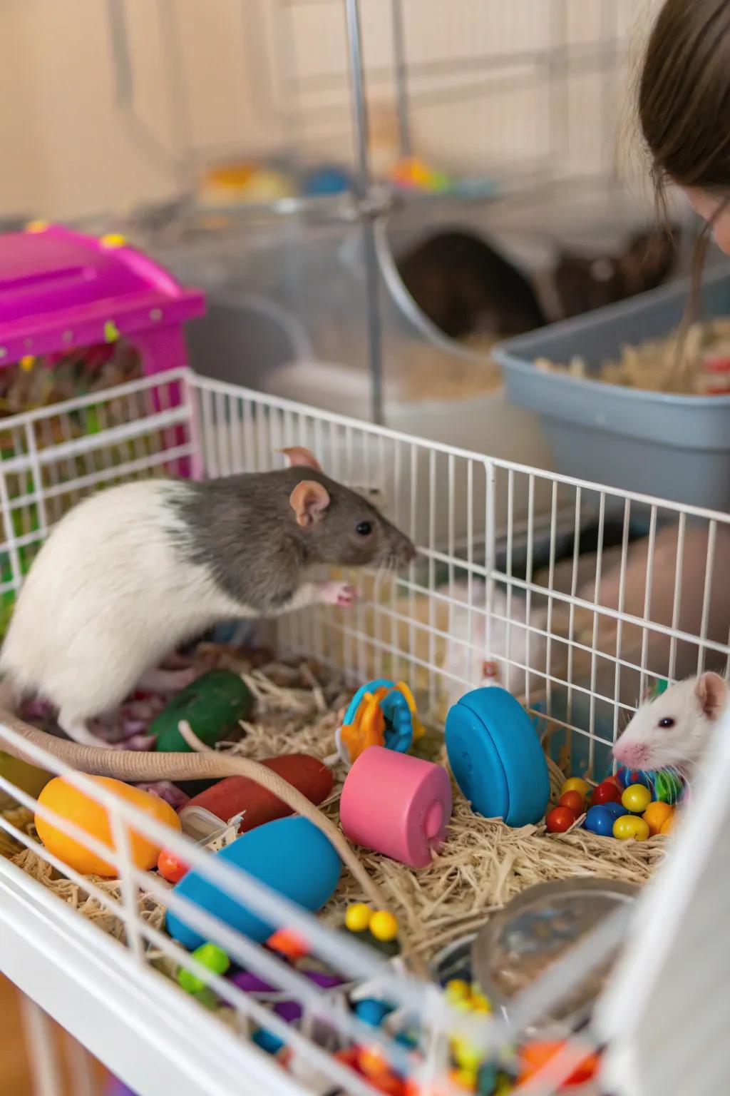Foraging toys offer both cerebral stimulation and amusement.
