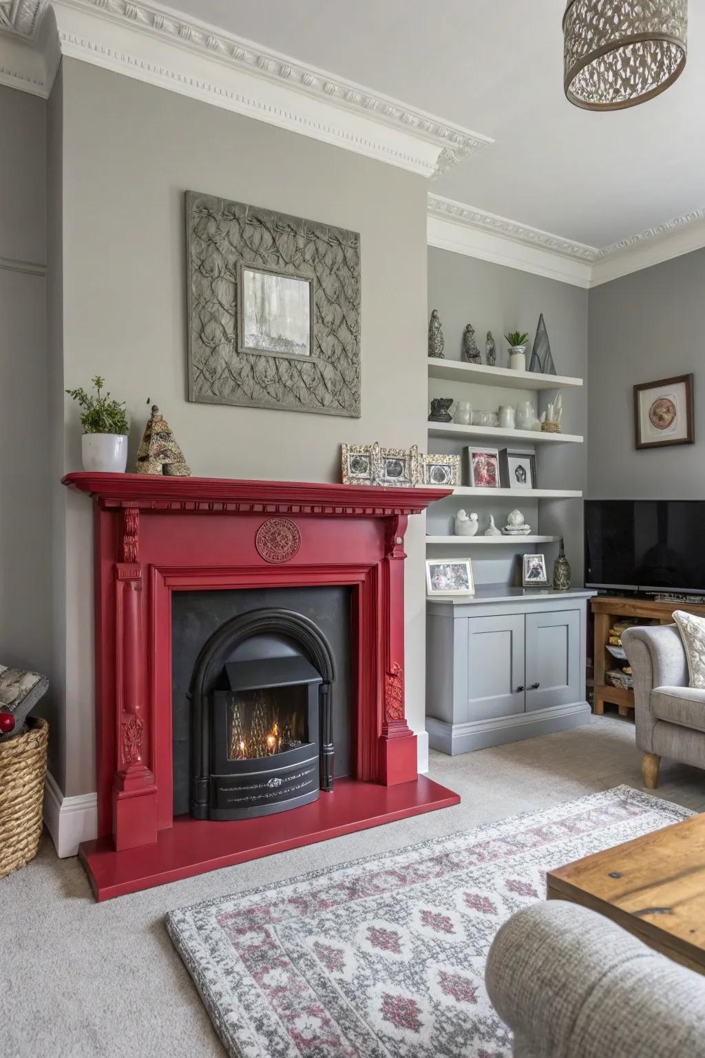 Architectural traits transform into focal points with the right hue selections.
