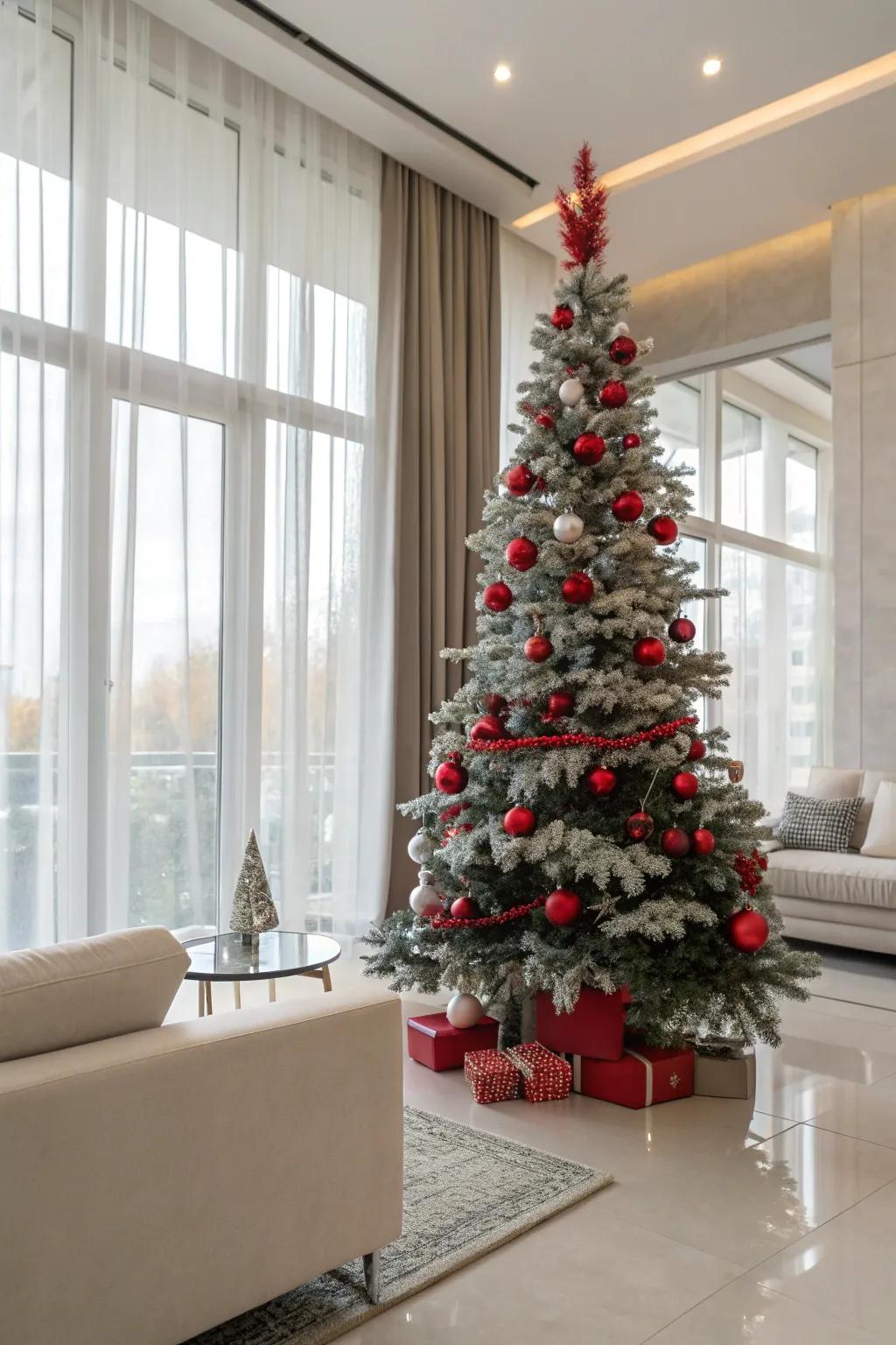 A minimalist methodology with striking embellishments tenders sophistication.