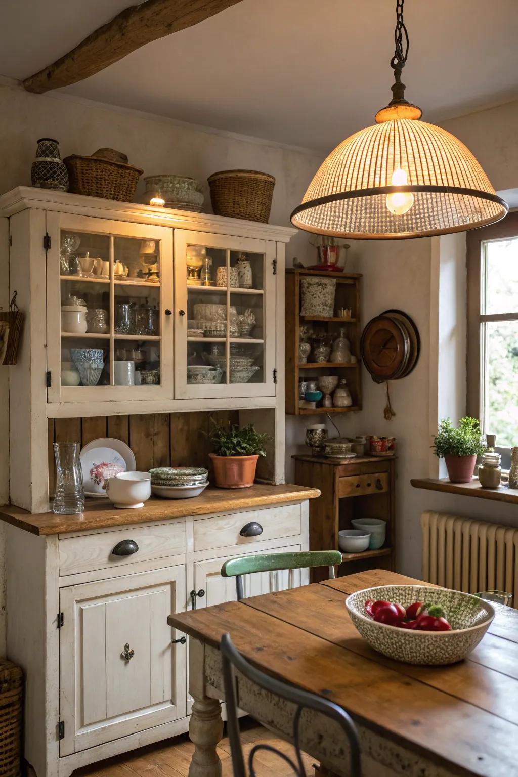 Classic details add charm and personality to the space.