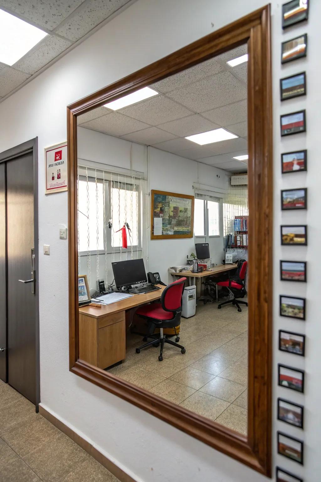 Mirrors bring about space and enhance sunlight.