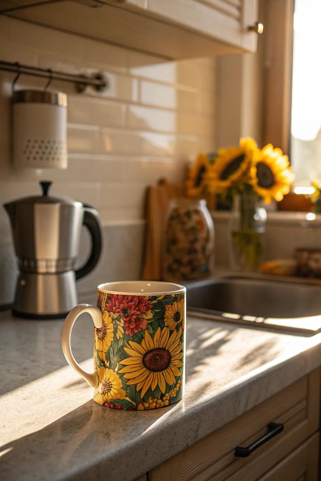 Start your day with a sunny sunny bloom cup.