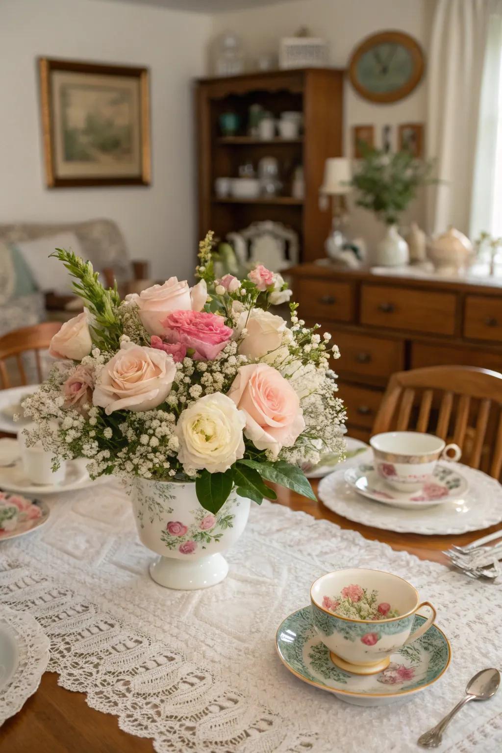 A timeless-inspired floral arrangement that introduces character and charm.