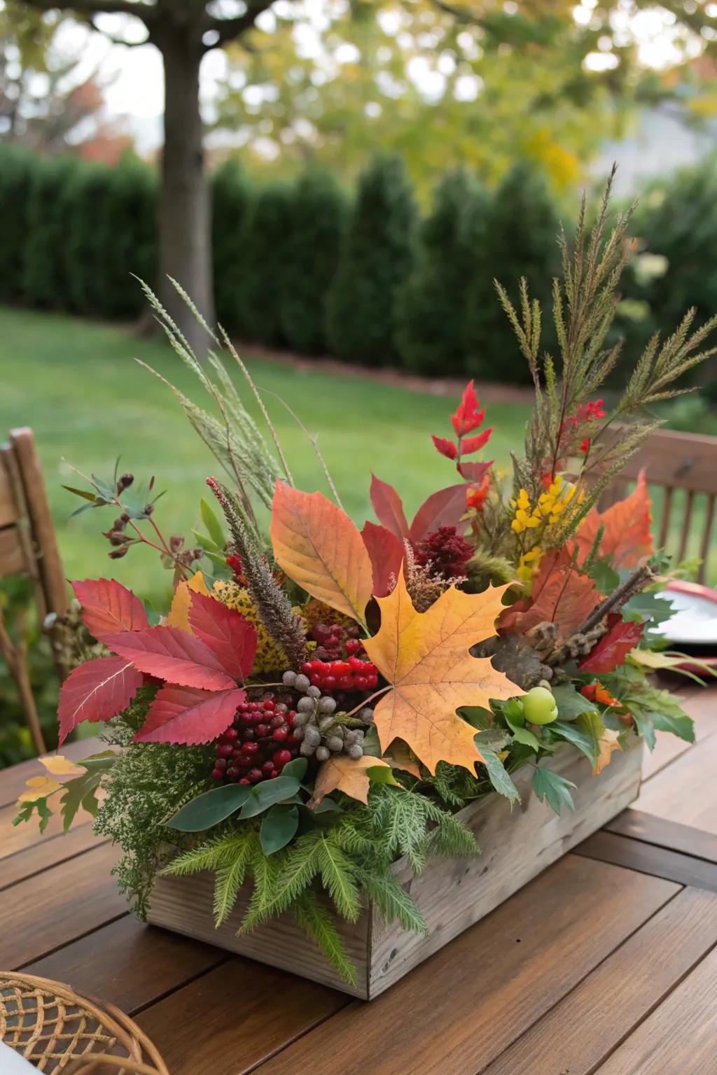 Nature's generosity contributes beauty and budget-friendliness.