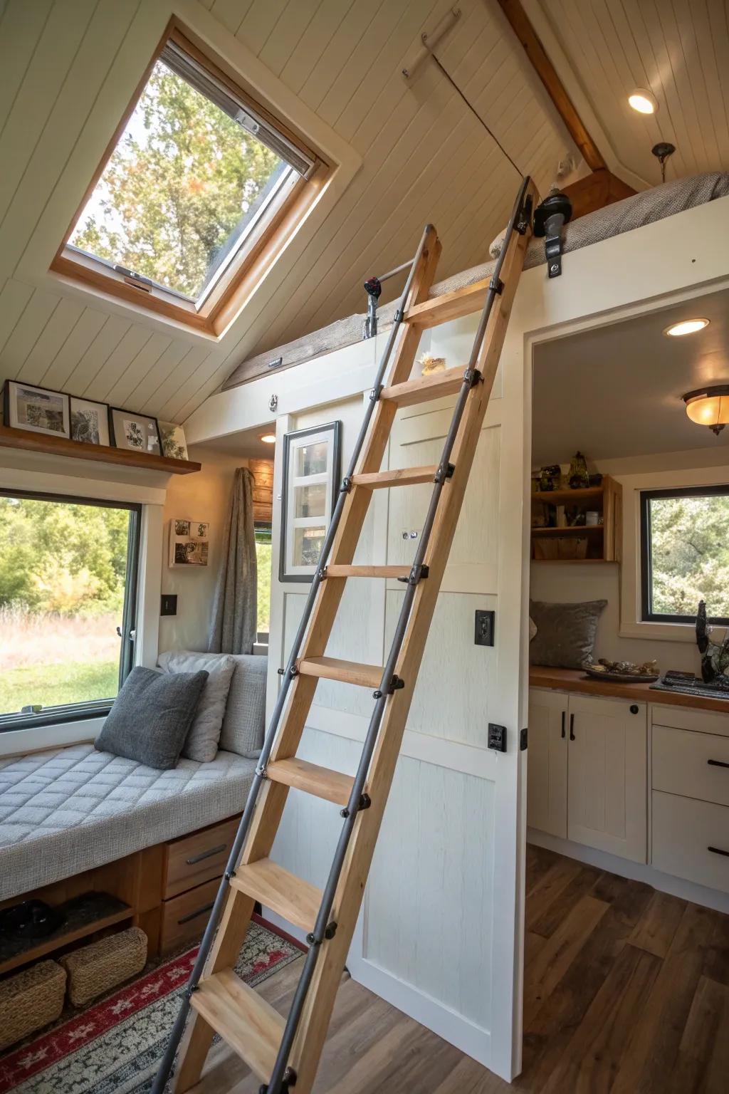 Dynamic design: A pivot ladder adapts to your needs.