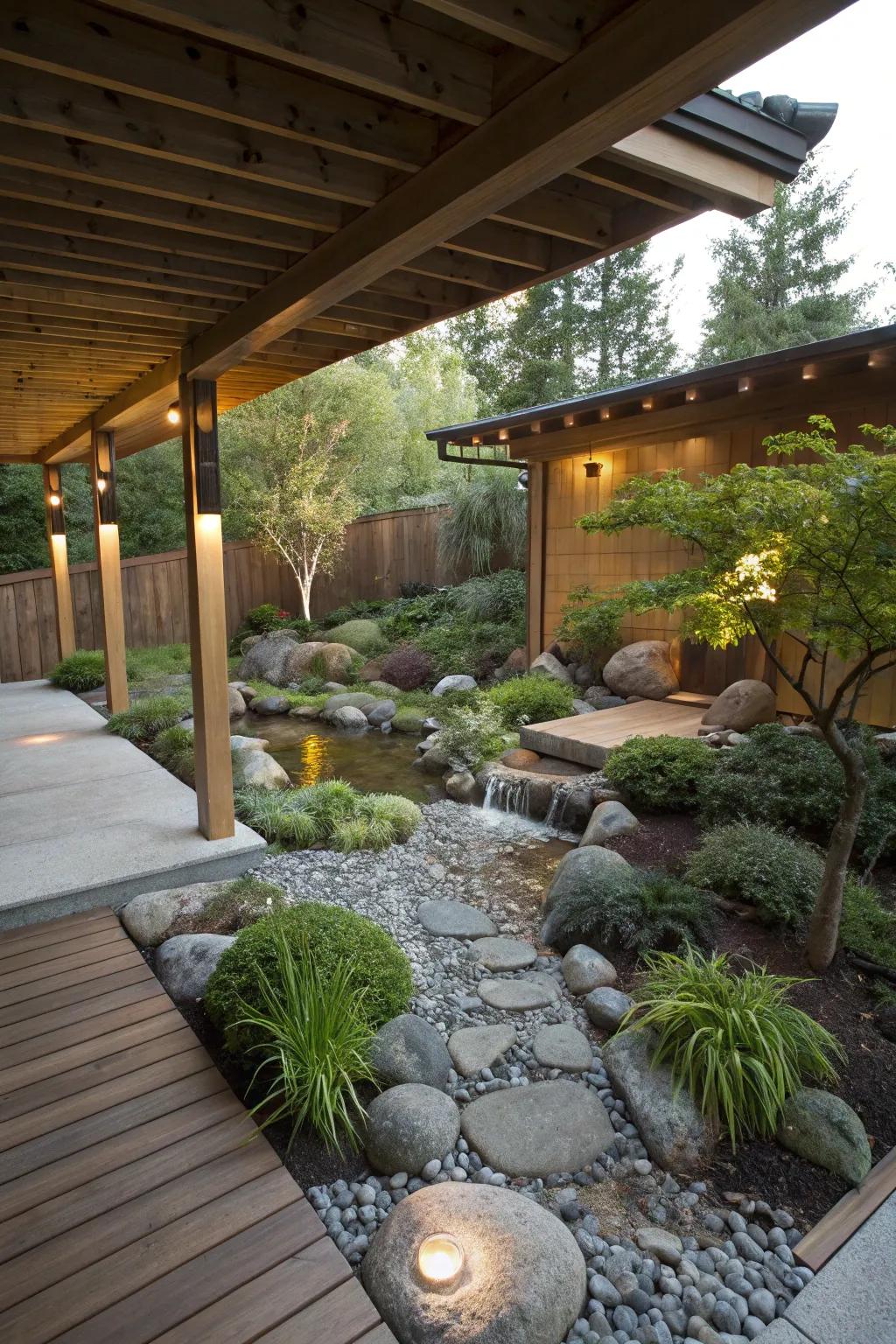 Discover serenity within a Zen sanctuary.