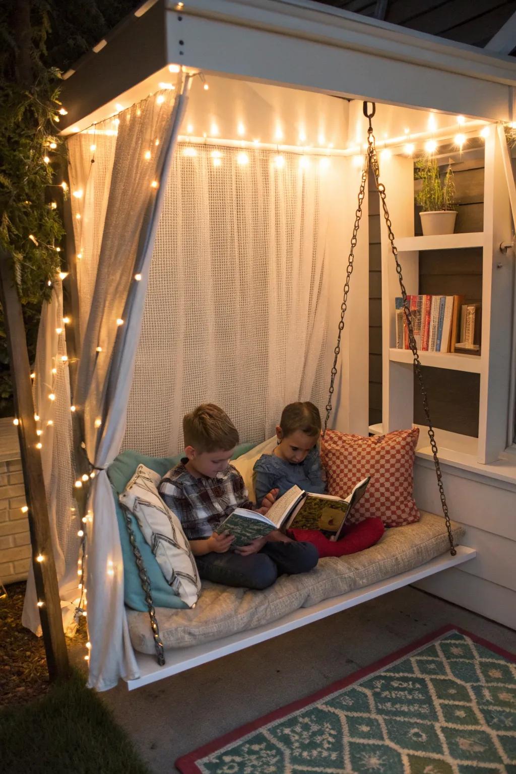 Encourage a love for reading with a secret corner.
