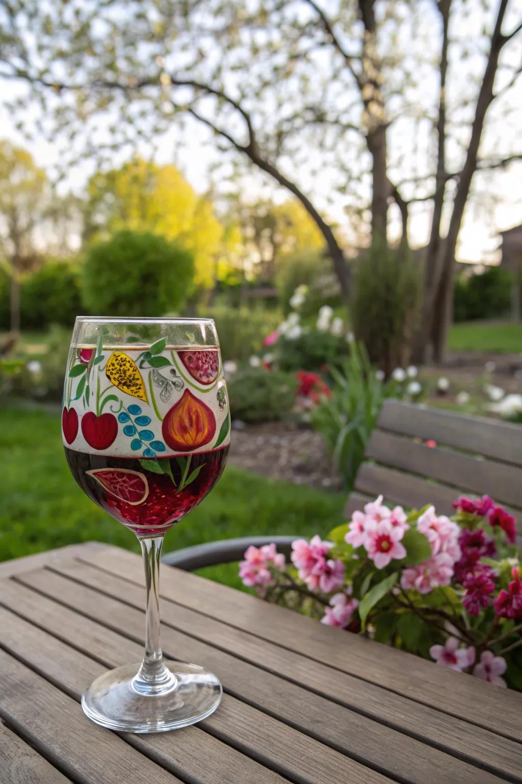 Fruity designs add a burst of summer to your stemware.