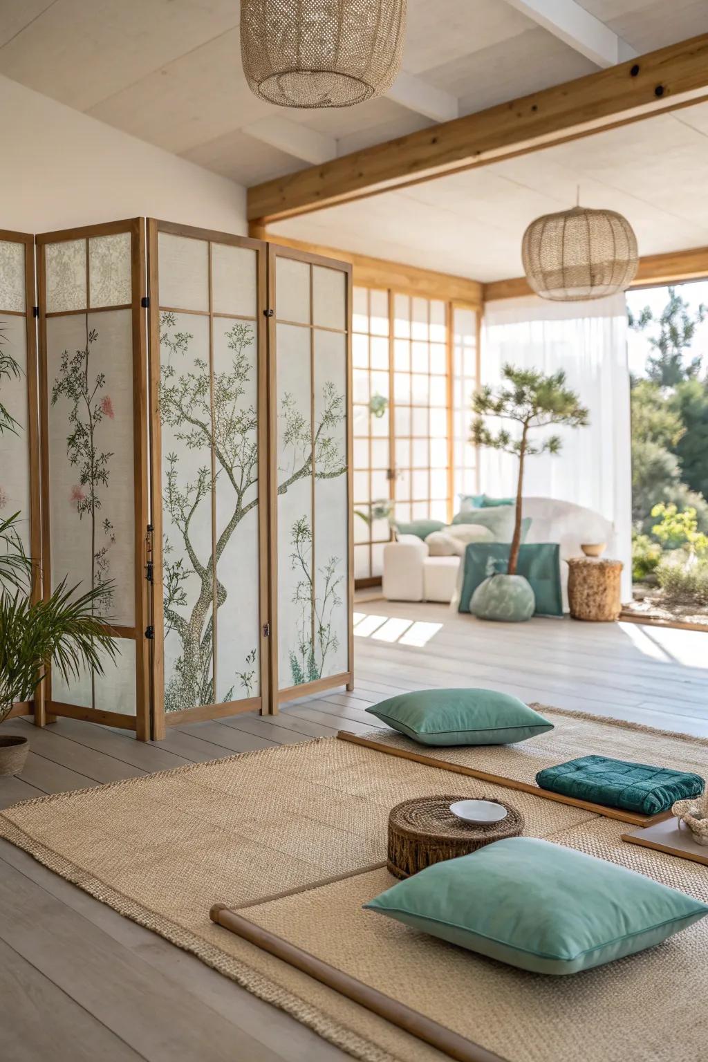 Make good areas without close off your area 🌐 #OpenLiving #ZenDesign