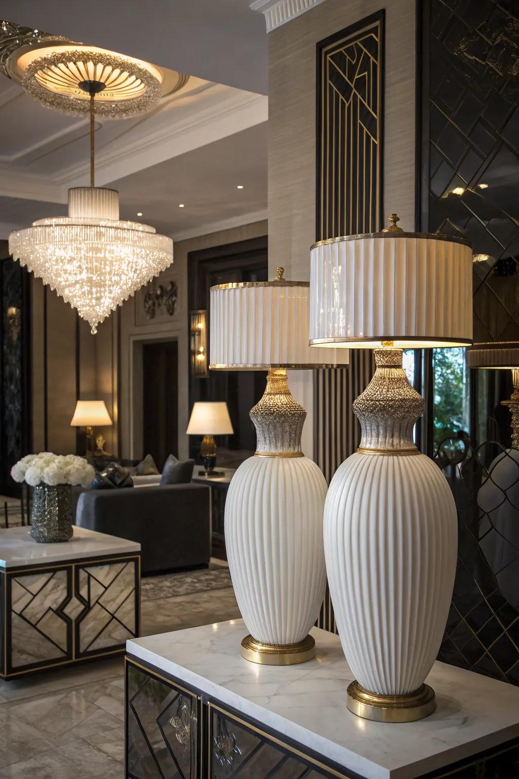 Grooved patterns introducing persona and visual appeal.