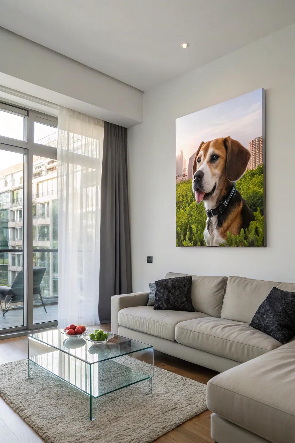 A personalized art print that captures special memories.