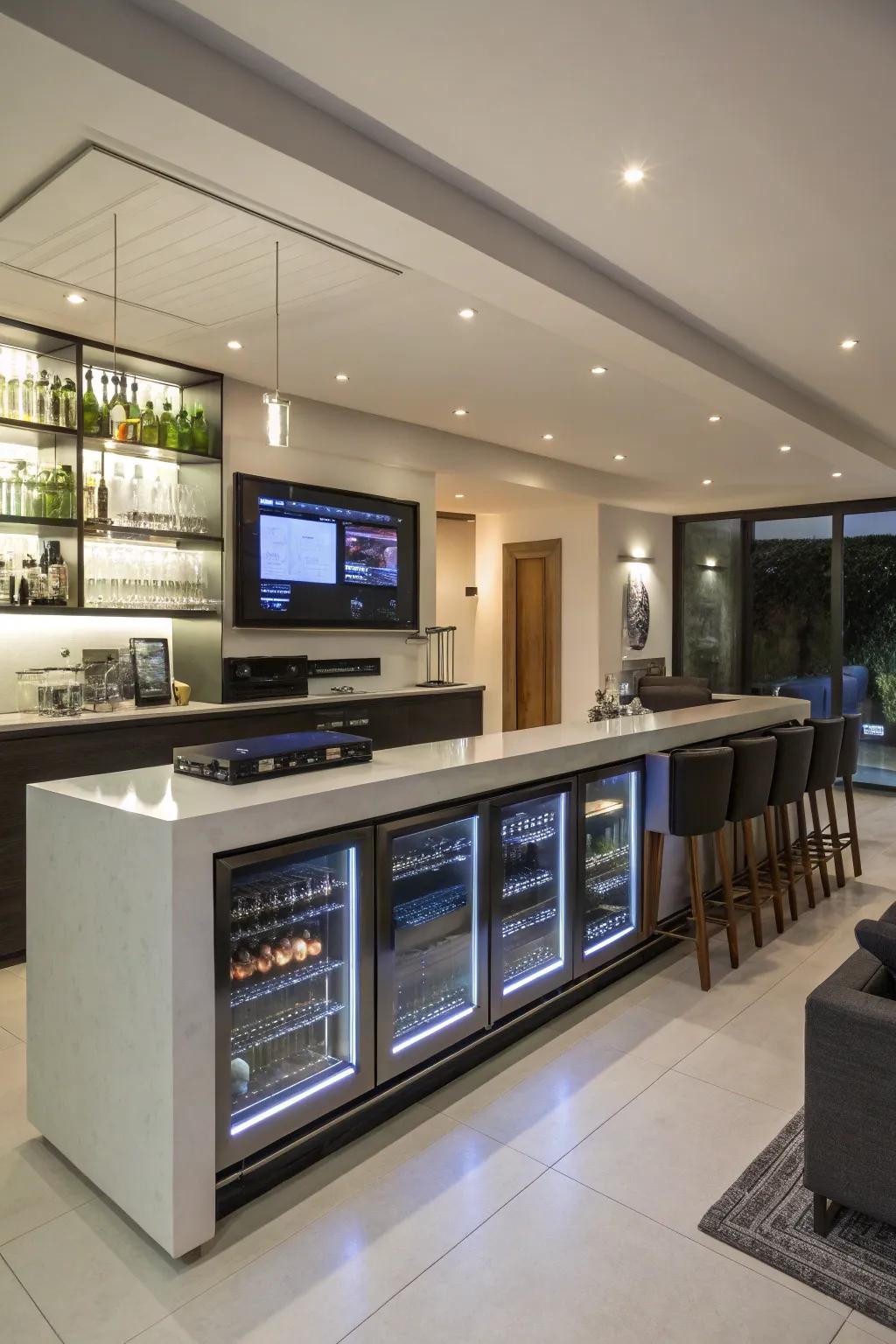 Incorporating technologies enriches ease and amplifies your bar experience.