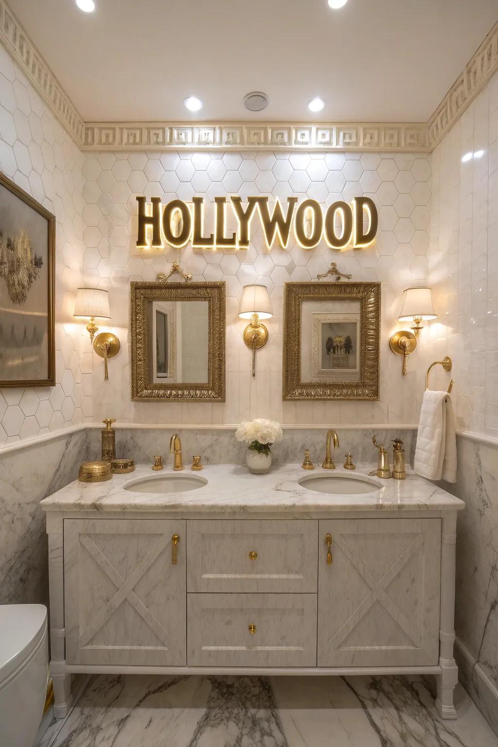 Add a touch of Hollywood glamour with luxurious markers.