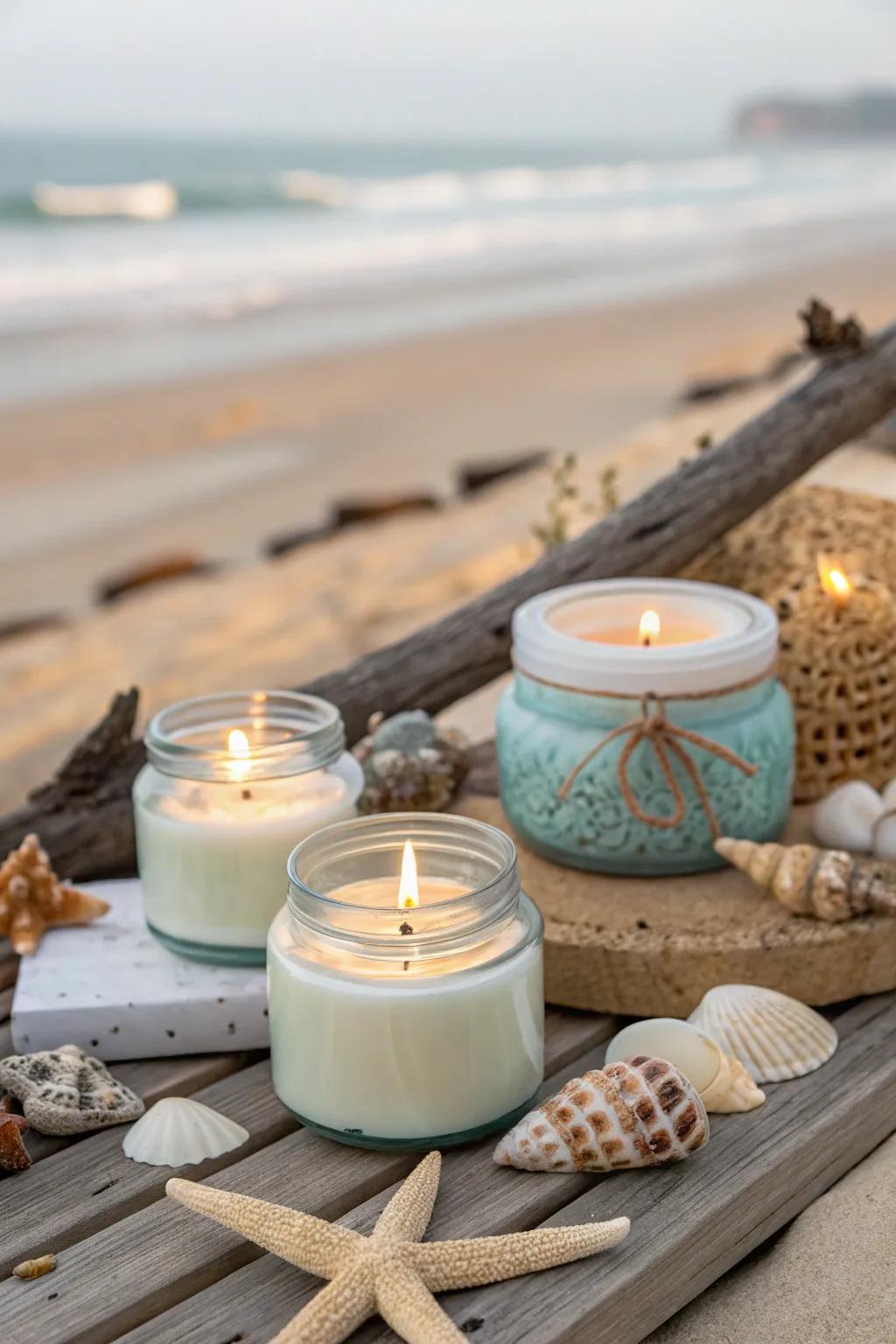 Ocean-scented illumination brings the fresh aroma of the sea indoors.