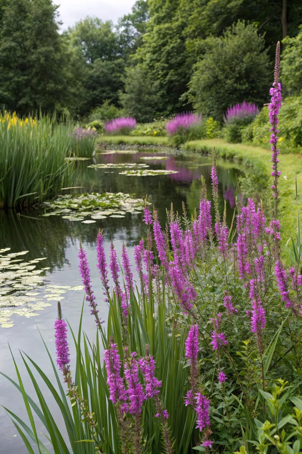 Majestic Iris contributes a striking and sculpted quality to your pond.