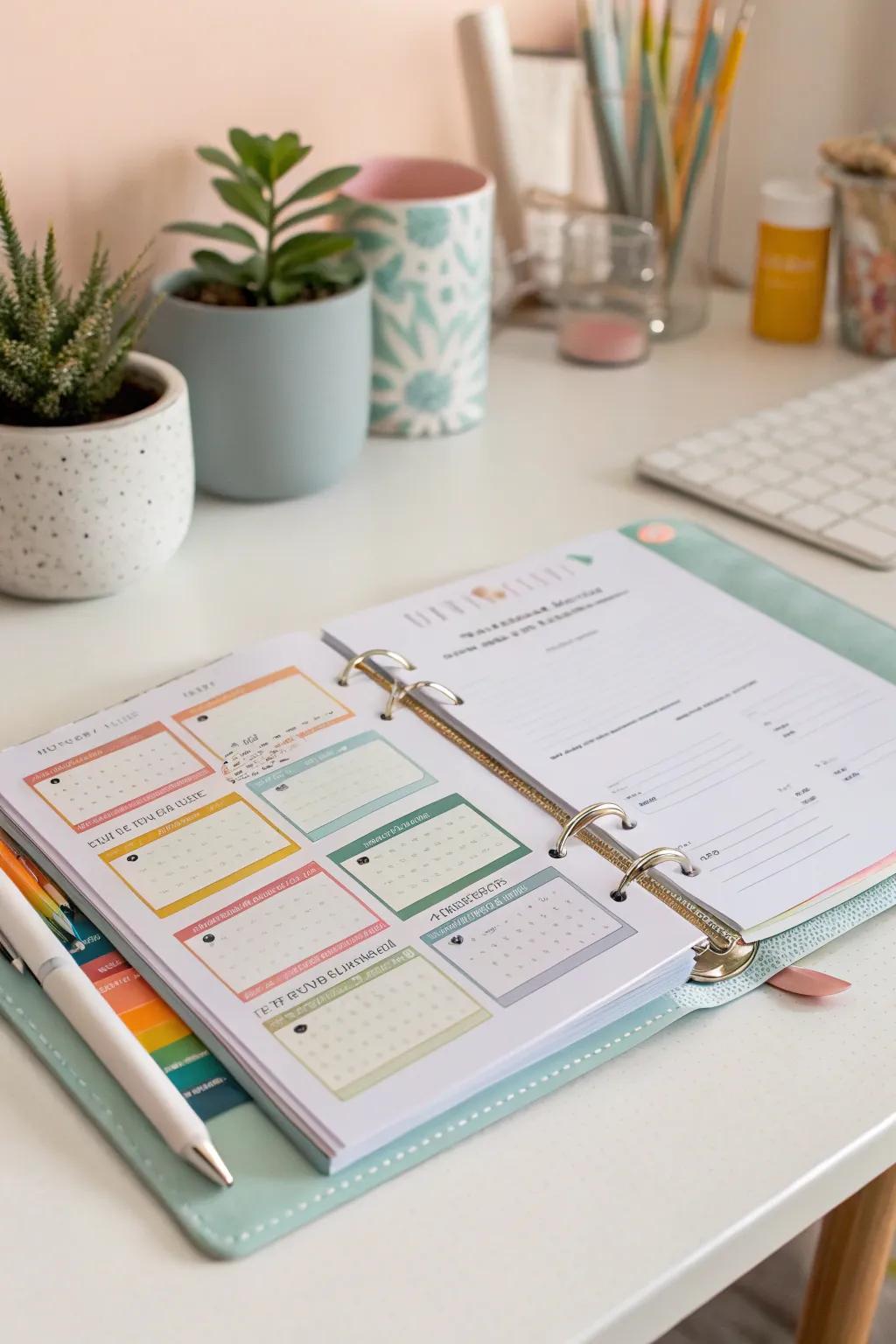 A self-care binder for nurturing your personal growth.