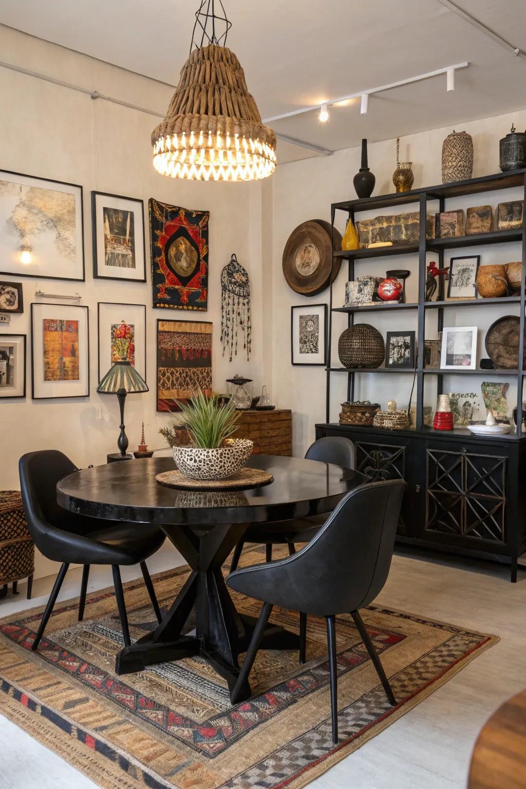 Distinct furniture appends persona.