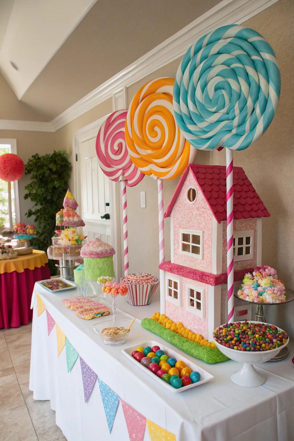 An alive and vibrant Candy Land adventure.