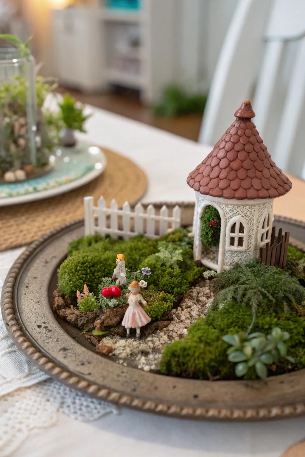 Delight your guests through a whimsical tabletop dreamscape.