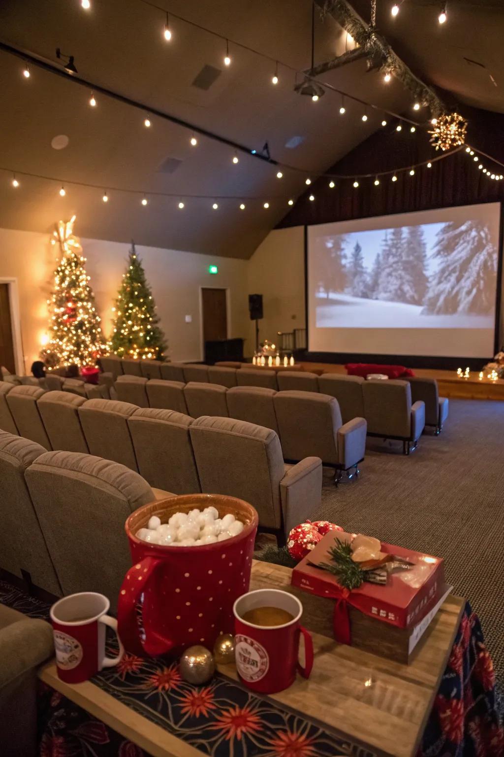A Yuletide film evening delivers a comfortable and enjoyable family experience.