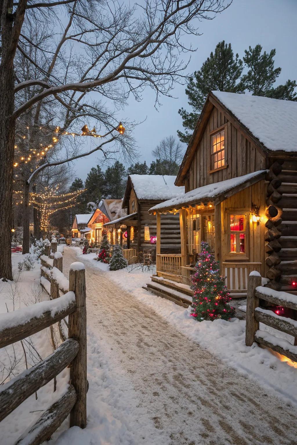 Bucolic components contribute a snug, evocative sensation.