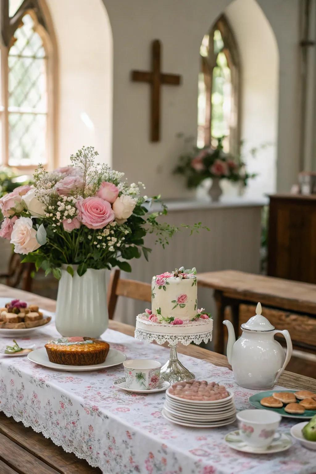 Setting-focused decors give cohesion and imagination to church occasions.