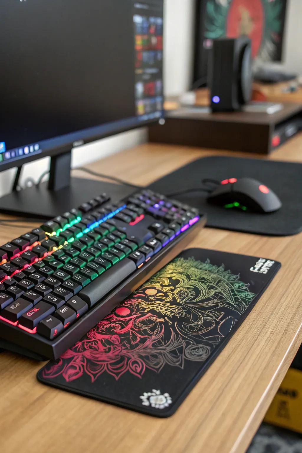 Tailored peripherals individualize the personal computer arrangement.