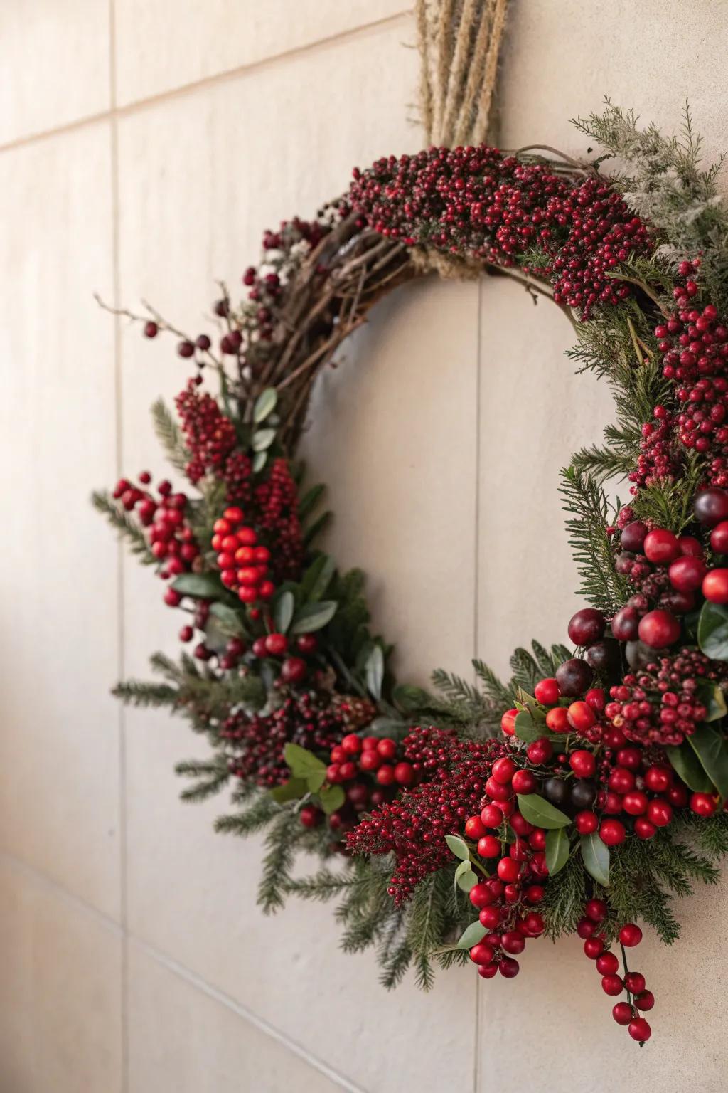 Embrace the holiday esprit with a smidgen of Berry Rapture — where minimalism coalesces with vibrant charm.