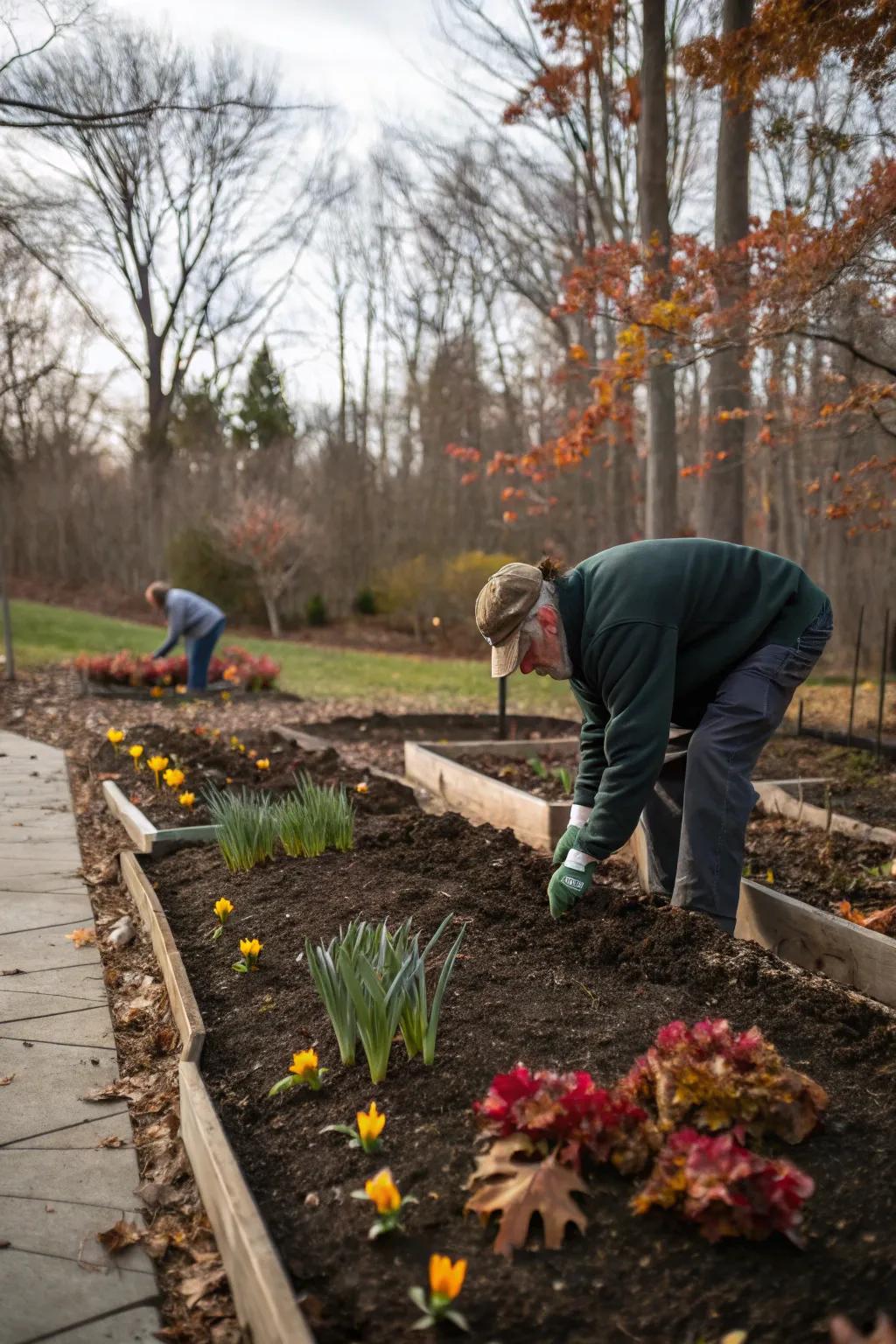 Get ready for spring with an autumn bulb-planting activity.