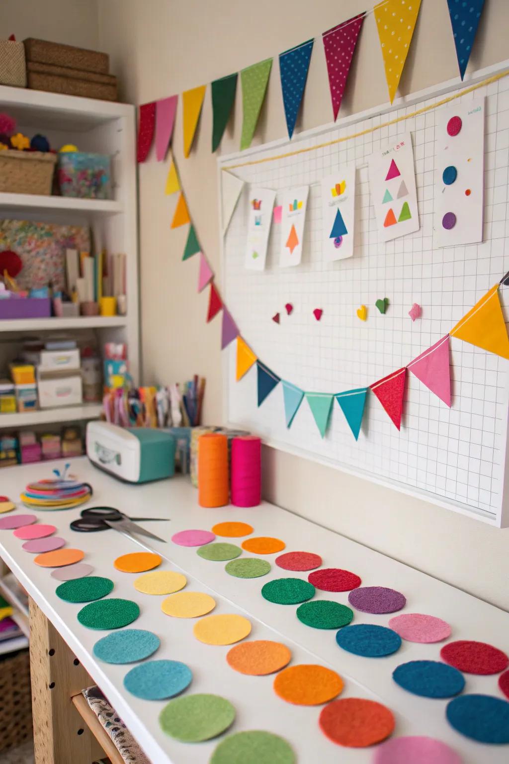 Crafting personalized felt garlands unveils a world of boundless creative avenues.