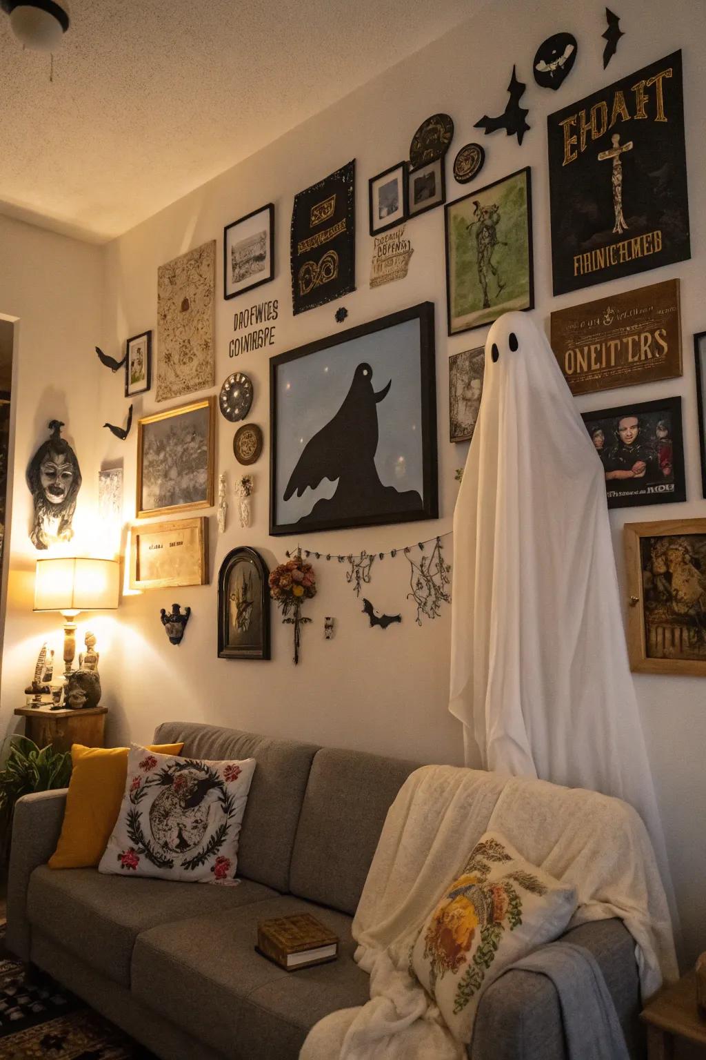 Specter wall art gives your house a creative and spooky flair.