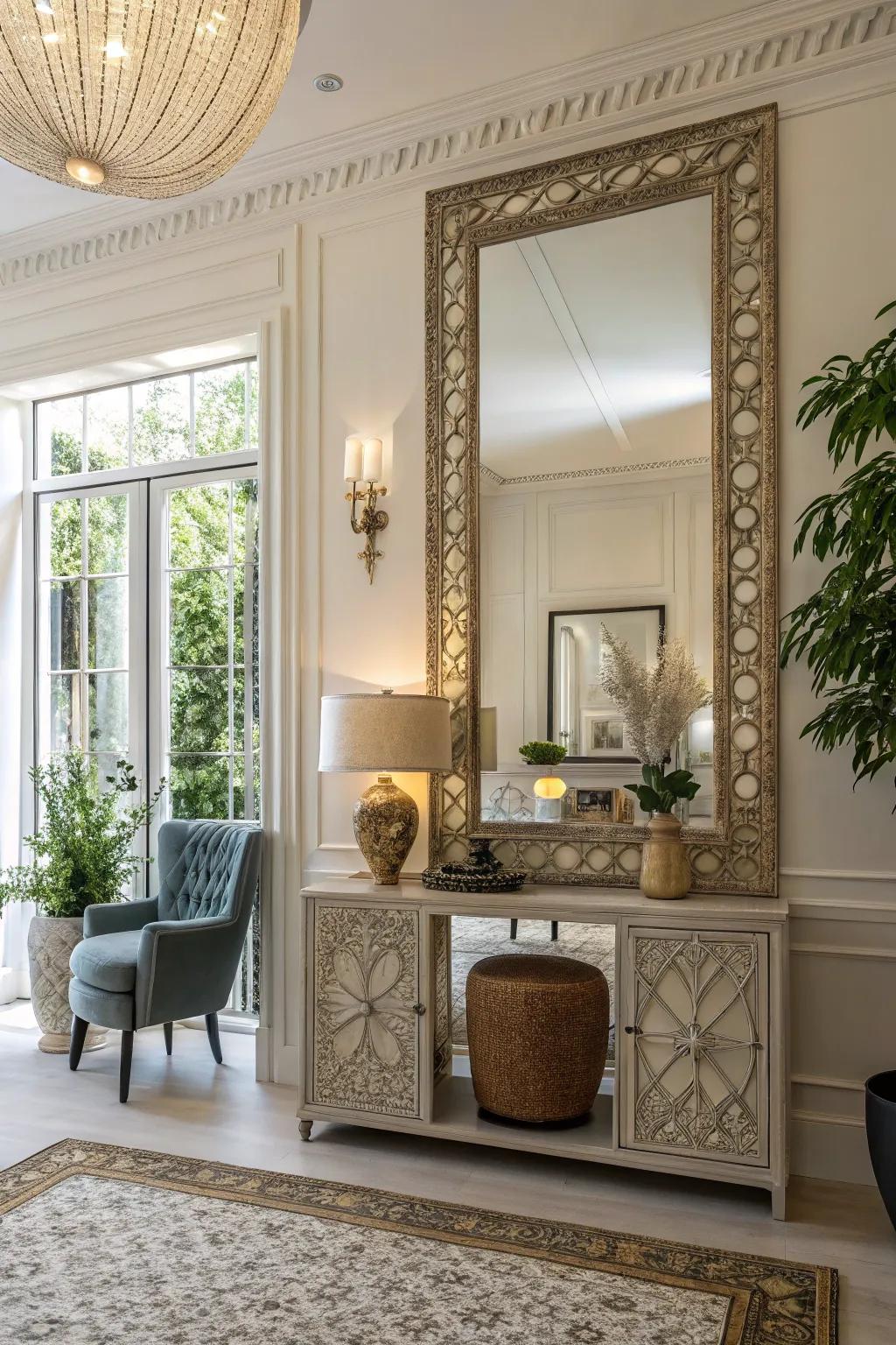 Reflection panels enhance space and light