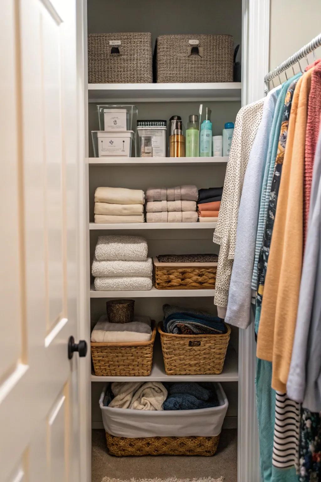 Place most-used items at the front for quick and simple access.