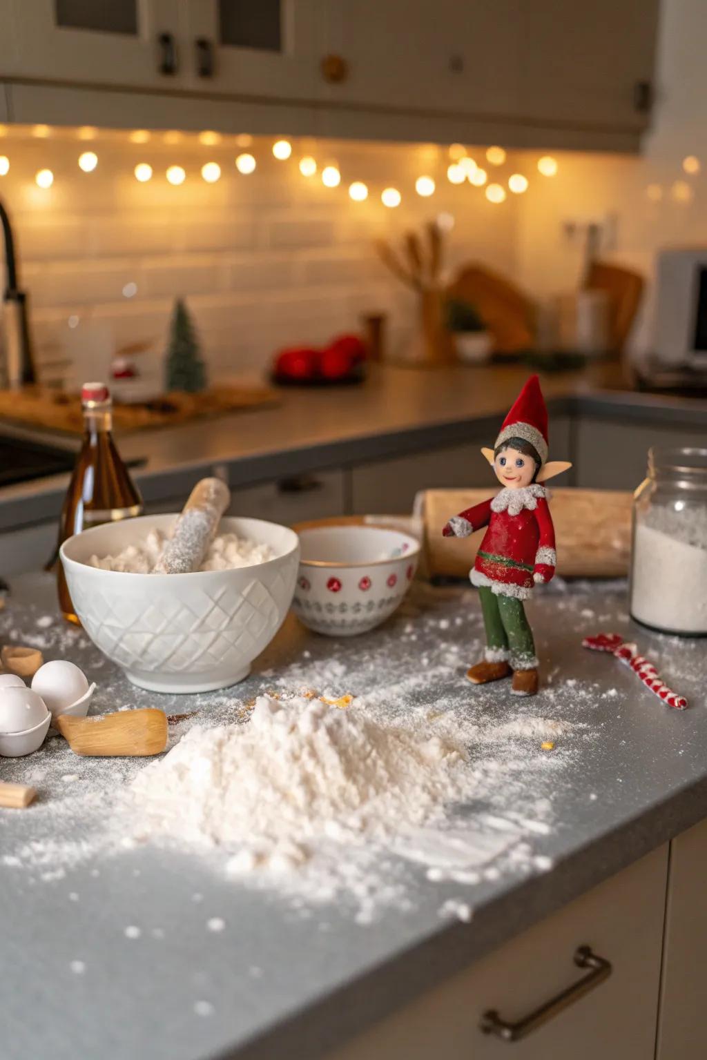 A mischievous elf prank brings laughter to the holiday season.
