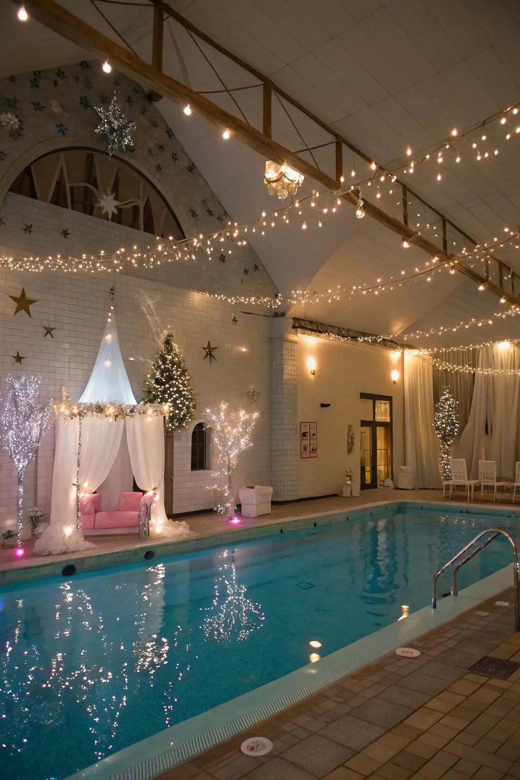 Step into a dreamy fairy tale filled with dreamy decors and spectacular lights.