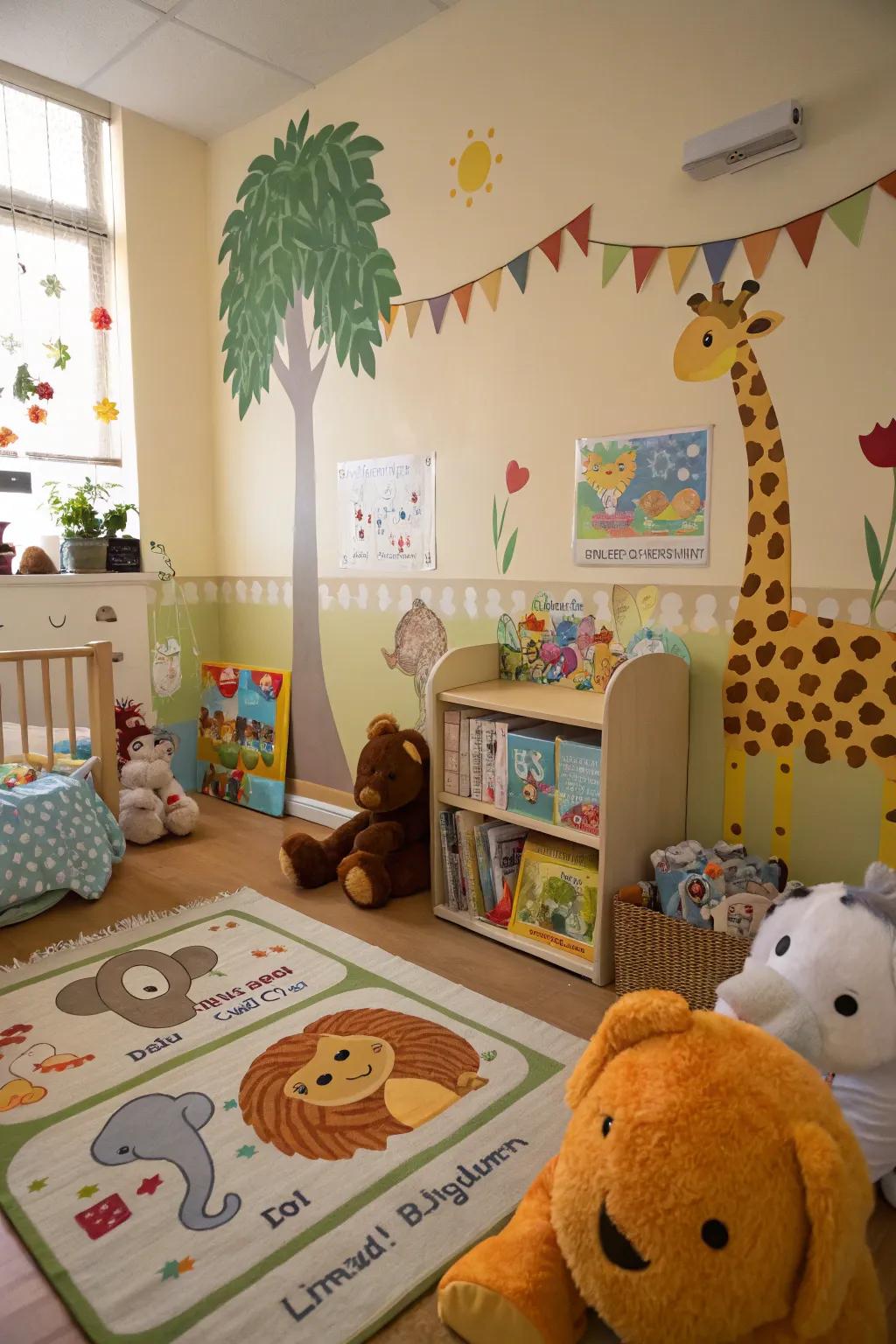 A delightful pet kingdom classroom that educates and entertains.
